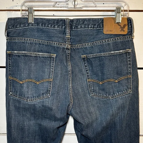 American Eagle Outfitters Men's Original Straight Jeans 32x32 - Picture 4 of 8